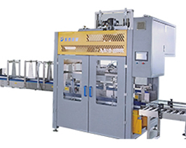 塑料桶自動裝箱機，機油防凍液20升大桶人工裝箱太累了！