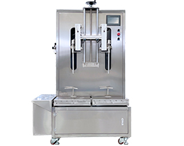 新上市雙頭稱重灌裝機運行視頻，工廠實拍！